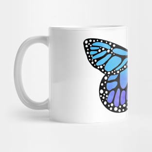 Blue ombré butterfly Mug